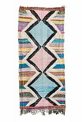 Tappeto Berberi Dal Marocco Boucherouite 120 x 275 cm