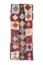 Tappeto Berberi Dal Marocco Boucherouite 200 x 85 cm