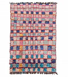 Tappeto Berberi Dal Marocco Boucherouite 195 x 130 cm