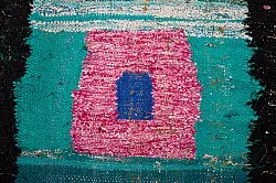 Tappeto Berberi Dal Marocco Boucherouite 140 x 225 cm
