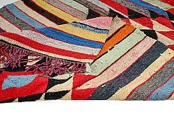 Tappeto Berberi Dal Marocco Boucherouite 145 x 250 cm