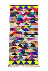 Tappeto Berberi Dal Marocco Boucherouite 135 x 290 cm