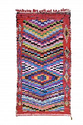 Tappeto Berberi Dal Marocco Boucherouite 250 x 130 cm
