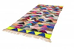Tappeto Berberi Dal Marocco Boucherouite 135 x 290 cm