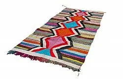 Tappeto Berberi Dal Marocco Boucherouite 130 x 260 cm