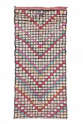 Tappeto Berberi Dal Marocco Boucherouite 275 x 125 cm