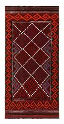 Tappeto kilim orientale 377 x 179 cm
