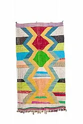 Tappeto Berberi Dal Marocco Boucherouite 125 x 230 cm
