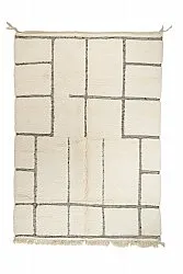 Tappeto Kilim In Stile Berbero Del Marocco Beni Ourain 200 x 295 cm