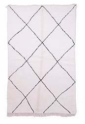 Tappeto Kilim In Stile Berbero Del Marocco Beni Ourain 245 x 150 cm