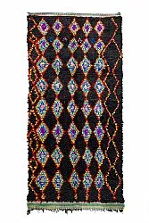 Tappeto Berberi Dal Marocco Boucherouite 130 x 270 cm