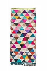 Tappeto Berberi Dal Marocco Boucherouite 130 x 280 cm