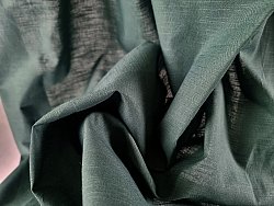 Tende - Cortina di cotone Adriana (verde scuro)