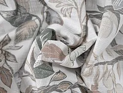 Tende - Cortina di cotone - Serena (grigio/beige)