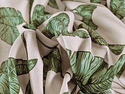 Tende - Cortina di cotone Leaves (verde)