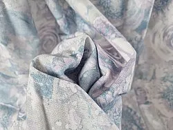 Tende - Cortina di cotone Soft (blu)