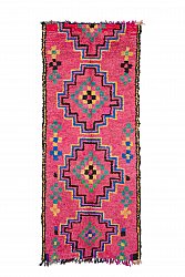 Tappeto Berberi Dal Marocco Boucherouite 260 x 105 cm