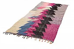 Tappeto Berberi Dal Marocco Boucherouite 125 x 290 cm