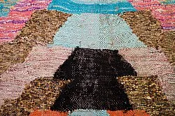 Tappeto Berberi Dal Marocco Boucherouite 125 x 250 cm