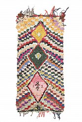 Tappeto Berberi Dal Marocco Boucherouite 215 x 125 cm