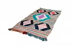Tappeto Berberi Dal Marocco Boucherouite 140 x 255 cm