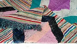 Tappeto Berberi Dal Marocco Boucherouite 140 x 255 cm