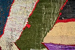 Tappeto Berberi Dal Marocco Boucherouite 140 x 250 cm
