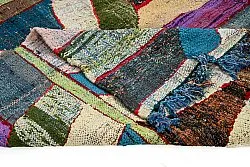 Tappeto Berberi Dal Marocco Boucherouite 140 x 250 cm