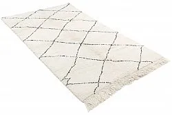 Tappeto Kilim In Stile Berbero Del Marocco Beni Ourain 260 x 150 cm