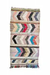 Tappeto Berberi Dal Marocco Boucherouite 155 x 305 cm
