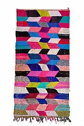 Tappeto Berberi Dal Marocco Boucherouite 150 x 305 cm