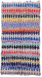 Tappeto Berberi Dal Marocco Boucherouite 230 x 125 cm