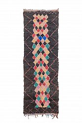 Tappeto Berberi Dal Marocco Boucherouite 260 x 85 cm