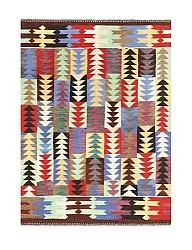 Tappeto Orientale - Hazara Kelim Hand Woven - 154 x 201 cm