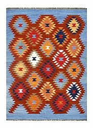 Tappeto Orientale - Hazara Kelim Hand Woven - 135 x 184 cm