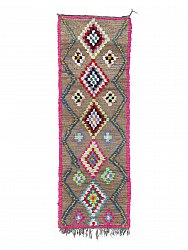 Tappeto Kilim In Stile Berbero Del Marocco Azilal 250 x 80 cm
