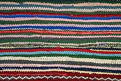 Tappeto Berberi Dal Marocco Boucherouite 150 x 340 cm