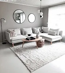 Tappeto A Pelo Lungo - Cosy (bianco)