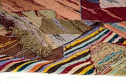 Tappeto Berberi Dal Marocco Boucherouite 160 x 295 cm