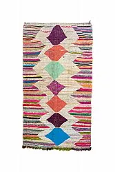 Tappeto Berberi Dal Marocco Boucherouite 140 x 255 cm