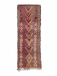 Tappeto Kilim In Stile Berbero Del Marocco Azilal 270 x 90 cm