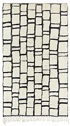 Tappeto Kilim In Stile Berbero Del Marocco Beni Ourain 270 x 150 cm