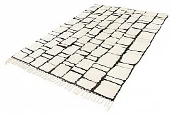Tappeto Kilim In Stile Berbero Del Marocco Beni Ourain 270 x 150 cm