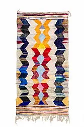 Tappeto Berberi Dal Marocco Boucherouite 155 x 325 cm