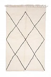 Tappeto Kilim In Stile Berbero Del Marocco Beni Ourain 245 x 155 cm