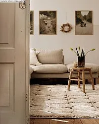 Tappeto A Pelo Lungo - Fondi (beige)