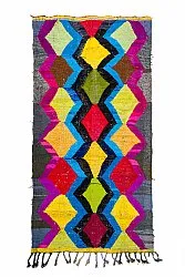 Tappeto Berberi Dal Marocco Boucherouite 140 x 275 cm