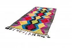 Tappeto Berberi Dal Marocco Boucherouite 140 x 275 cm