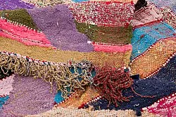 Tappeto Berberi Dal Marocco Boucherouite 125 x 265 cm