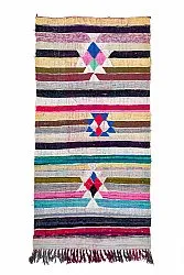 Tappeto Berberi Dal Marocco Boucherouite 145 x 295 cm